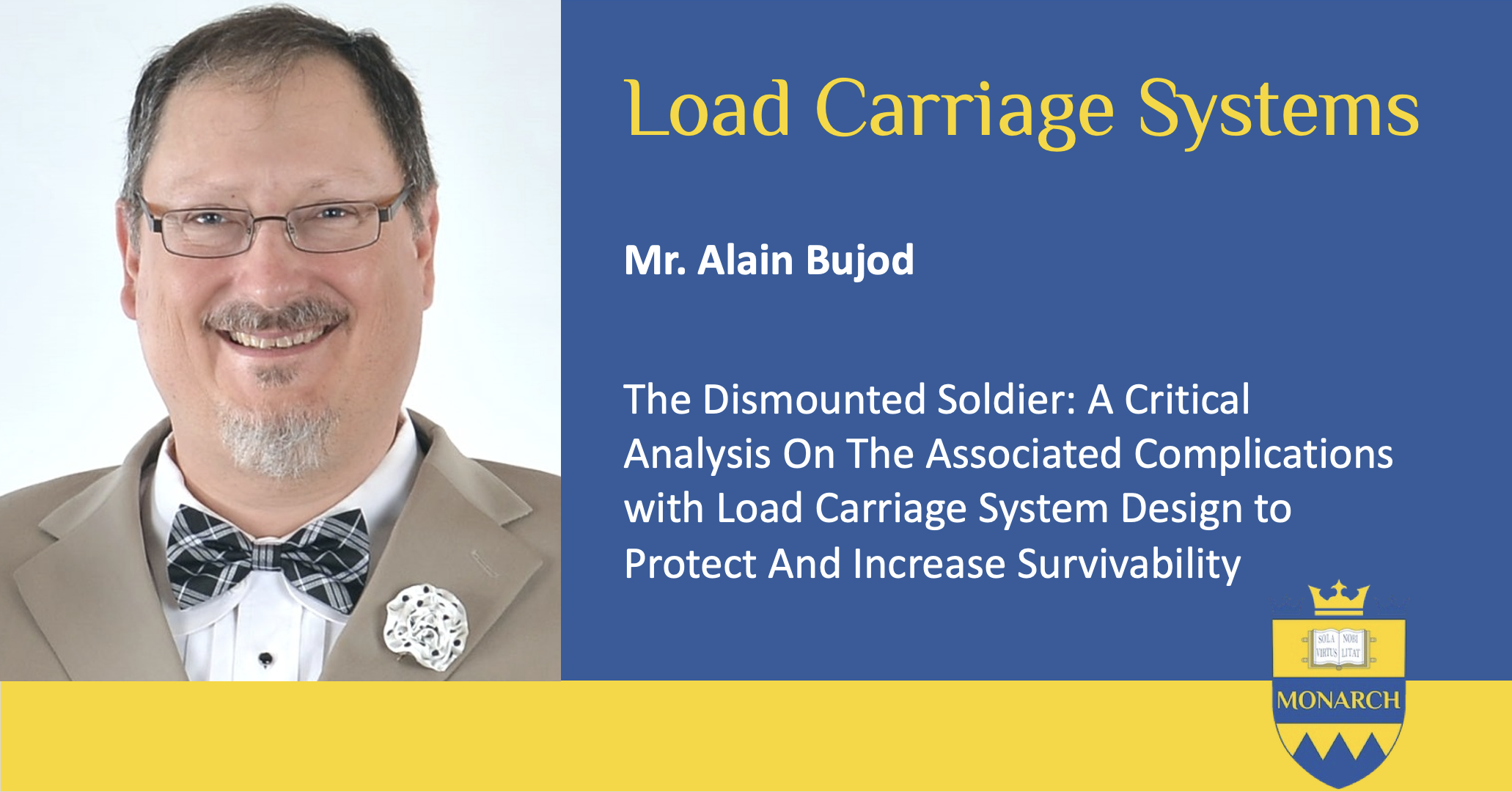 Dismounted Soldier: Load Carriage Systems